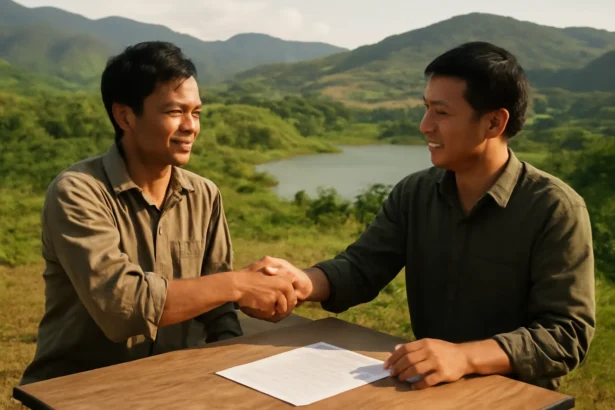 Giao dịch mua bán đất tại Tà Đùng