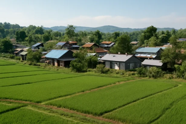 Khu đất nông nghiệp giáp khu dân cư ở vùng cao