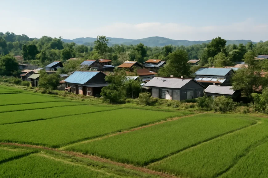 Khu đất nông nghiệp giáp khu dân cư ở vùng cao