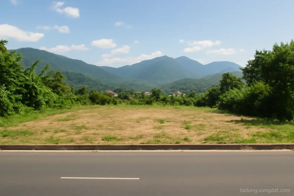 Khu đất mặt tiền 40m Tà Đùng - hơn 2.200m² - 400m² đất ở - 2 sổ riêng